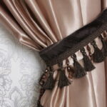 brush for curtains photo decoration