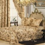 set of curtains and bedspreads decor ideas