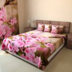 set of curtains and bedspreads photo types