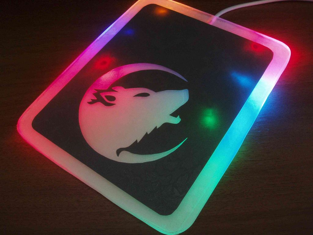 plexiglass mouse pad