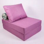 fauteuil-lit rose