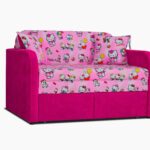 fauteuil-lit rose