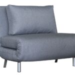 fauteuil-lit gris