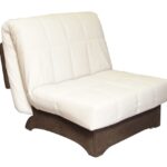 armchair-bed white