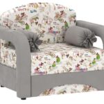 armchair-bed with a pattern