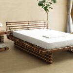 bed made of wood