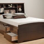 bed with drawers