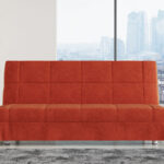 sofa bed ikea orange