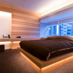 bed podium design photo