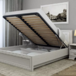 bed with slats