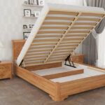 bed with slats decor photo