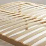 bed with slats decoration photo