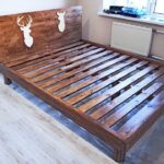 bed with slats decoration photo