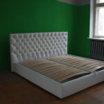 bed with orthopedic base interior