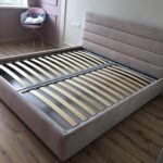 bed with orthopedic base decoration