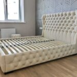 bed with orthopedic base interior photo