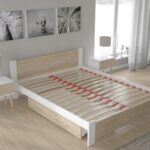 bed with orthopedic base design photo