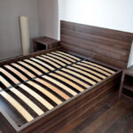 bed with orthopedic base photo design