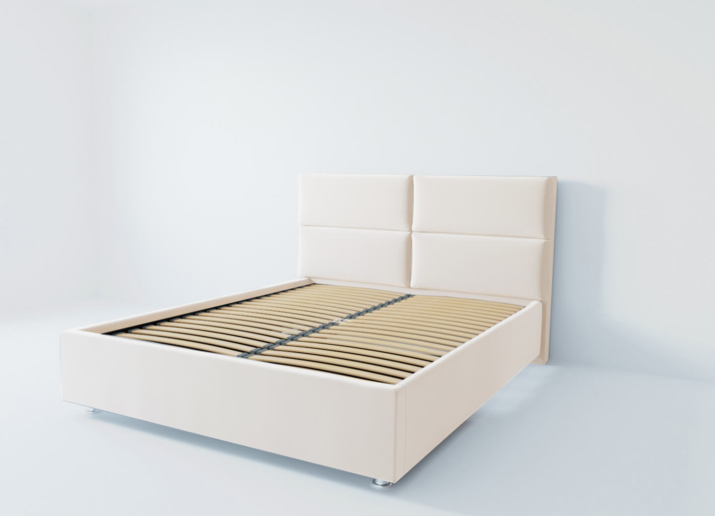 bed with orthopedic base