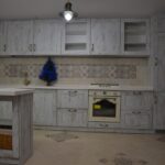 kitchen cabinets up to the ceiling wood