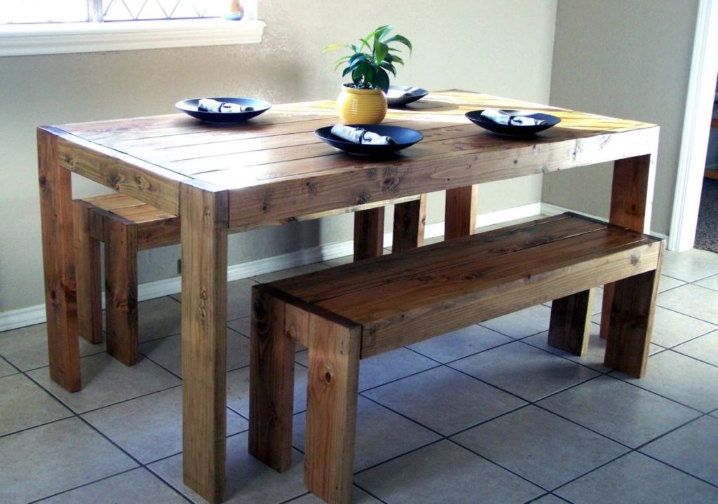 do-it-yourself kitchen table design photo