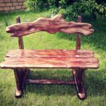 wooden bench