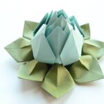 blue paper lily