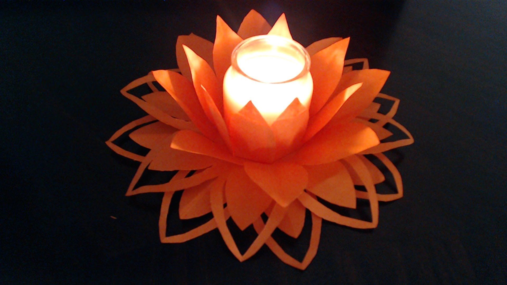 lotus with candlestick