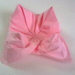 pink lotus from napkin