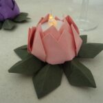 lotus napkin decor