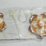 curtain magnet flowers with pearls