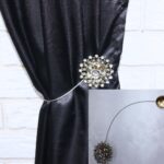 curtain magnet with rhinestones