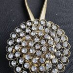 magnet for curtains brooch with rhinestones