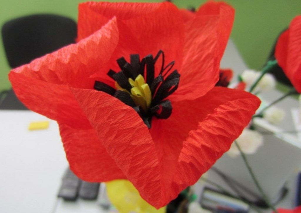 coquelicot de serviettes