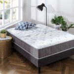 conception de photo de matelas de lit double