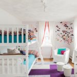 nursery with white bed