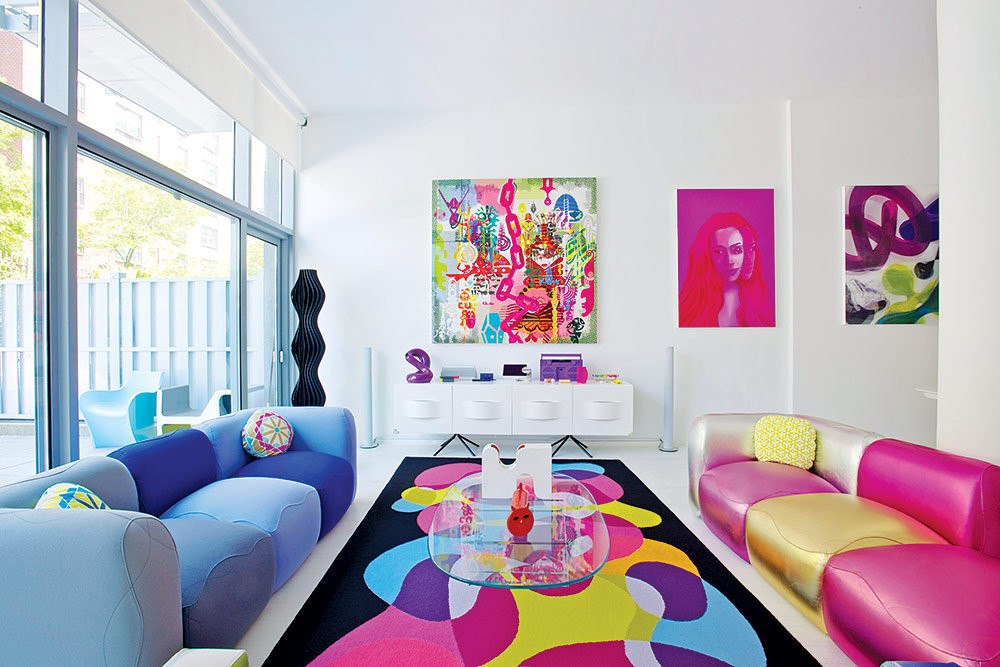 furniture in the style of pop art