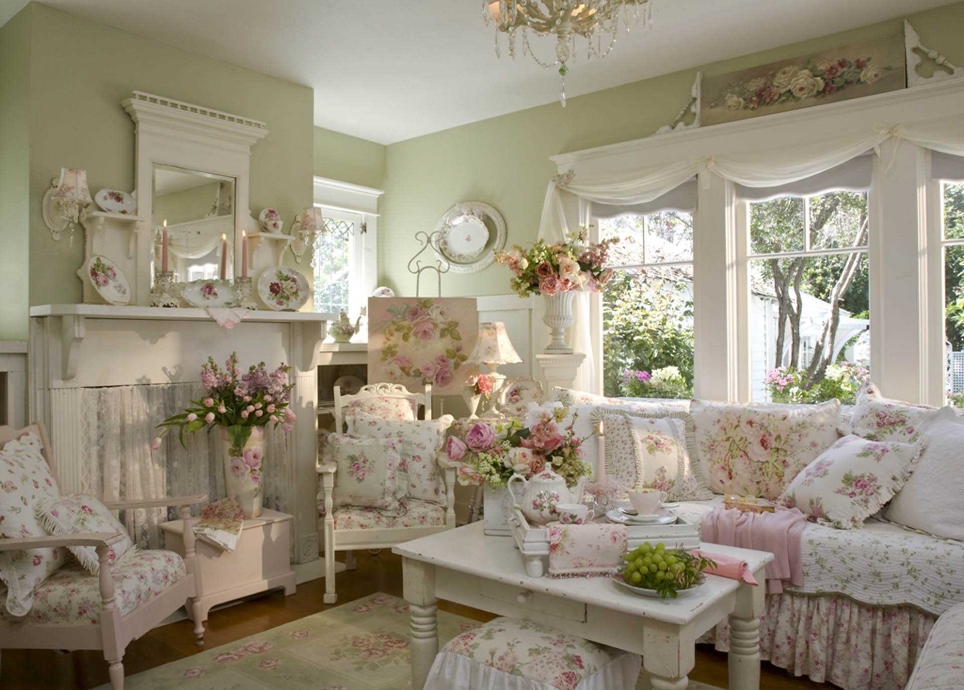 furniture in the style of shabby chic