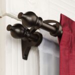 metal curtain rods decor