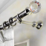 metal curtain rods decor