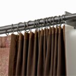 metal curtain rods decor ideas