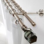 metal curtain rods types of ideas