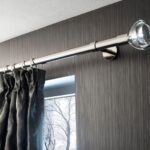 metal curtain rods design ideas