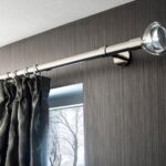 metal curtain rods decor ideas