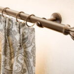 metal curtain rods ideas interior