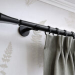 metal curtain rods interior photo