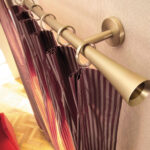 metal curtain rods photo