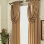 metal curtain rod for curtains interior photo