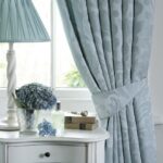 mixed fabric curtains