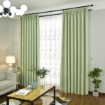 fashion curtains green